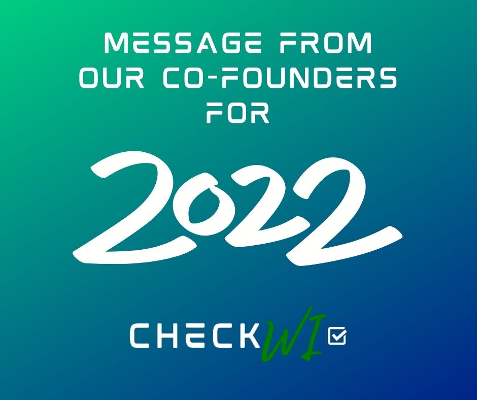 CheckWI turns 1! Looking back at 2021 & Setting a Vision For 2022